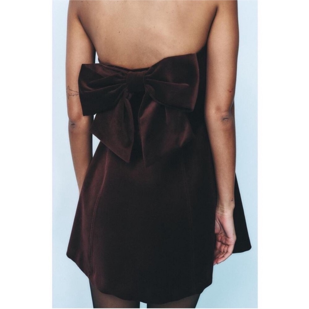 Zara Plum Mini dress NWT size medium